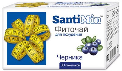 Купить сантимин, черника чай пак №30_бад (советевропродукт, россия) в Заволжье