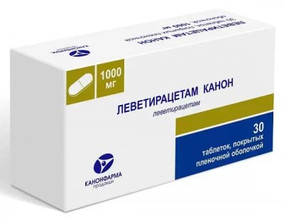 Купить леветирацетам-канон, таблетки, покрытые пленочной оболочкой 1000мг, 30 шт в Заволжье