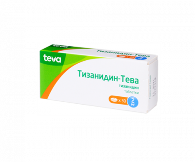 Купить тизанидин-тева, таблетки 2мг, 30шт в Заволжье