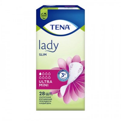 Купить tena (тена) прокладки, lady slim ultra mini, 28 шт в Заволжье