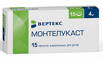 Купить монтелукаст, таблетки жевательные, для детей 4мг 15шт в Заволжье