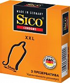 Купить sico (сико) презервативы xxl увеличенного размера 3шт в Заволжье
