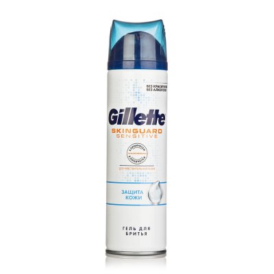 Купить gillette skinguard sensitive (жиллет) гель для бритья для чувствительной кожи, 200 мл в Заволжье
