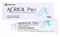 Купить акриол про, крем для местного и наружного применения 2,5%+2,5%, туба 100г в Заволжье