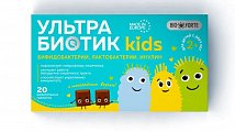 Купить ультрабиотик кидс bioforte (биофорте), таблетки жевательные со вкусом шоколада, 20 шт бад в Заволжье