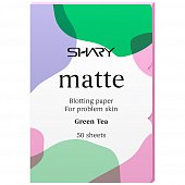 Купить шери (shary) салфетки для лица матирующие для проблемной кожи зеленый чай, 50 шт в Заволжье