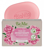 Купить biomio (биомио) bio-soap aromatherapy мыло натуральное пион и эфирное масло пальмарозы 90 гр в Заволжье