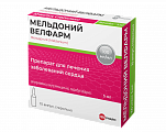 Купить мельдоний велфарм, раствор для инъекций 100 мг/мл, ампулы 5 мл, 10 шт в Заволжье