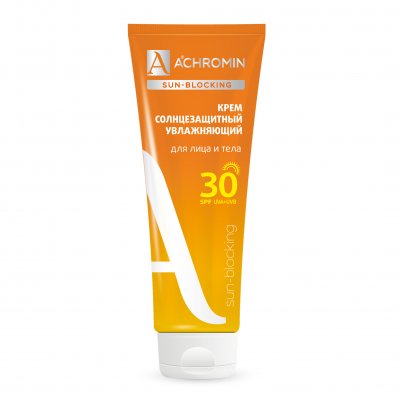 Купить achromin sun blocking (ахромин) крем для лица и тела солнцезащитный 250мл spf30 в Заволжье