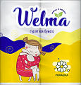 Велма (Welma) бумага туалетная двухслойная Ромашка, 4 шт