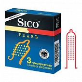 Купить sico (сико) презервативы pearl точечное рифление 3шт в Заволжье