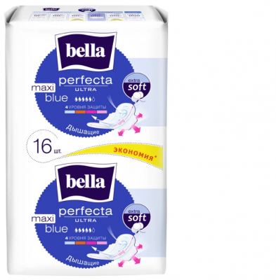 Купить bella (белла) прокладки perfecta ultra maxi blue 16 шт в Заволжье