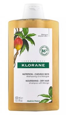 Купить klorane (клоран) шампунь для сухих и поврежденных волос манго, 400мл в Заволжье