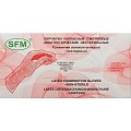 Купить перчатки смотр sfm латекс н/стер неопудр текстур хлоринация однократ l n50 пар/натуральный в Заволжье