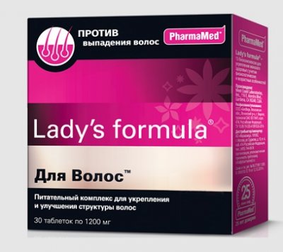 Купить lady's formula (леди-с формула) для волос, таблетки 30 шт бад в Заволжье