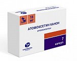 Купить атомоксетин канон, капсулы 18мг, 7 шт в Заволжье