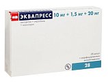 Купить эквапресс, капсулы с модифицированным высвобождением 10мг+1,5мг+20мг, 28 шт в Заволжье
