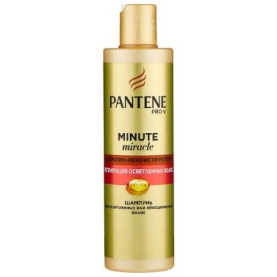 Купить pantene pro-v (пантин) шампунь minute miracle мицелярный регенерирующий для осветленных волос, 270 мл в Заволжье