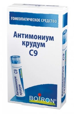 Купить антимониум крудм с9 гомеопатический монокомпонентный препарат минерально-химического происхождения, гранулы 4 г в Заволжье