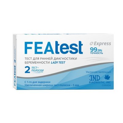 Купить тест для определения беременности featest (феатест), 2 шт в Заволжье