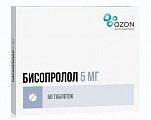 Купить бисопролол, таблетки, покрытые пленочной оболочкой 5мг, 50 шт в Заволжье