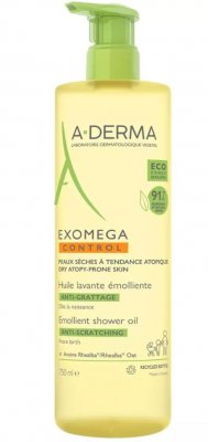 Купить a-derma exomega control (а-дерма) масло для лица и тела очищающее смягчающее 750мл в Заволжье