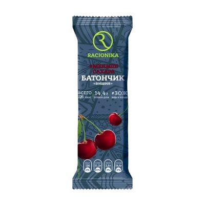 Купить racionika (рационика) сахар-контроль батончик со вкусом вишни, 50г в Заволжье