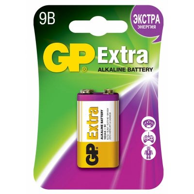 Купить батарейка алкалиновая gp экстра 1604ax-5cr1 9b, 1 шт в Заволжье