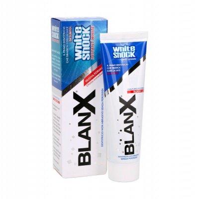 Купить бланкс (blanx) зубная паста вайт шок мгновенное отбеливание,75мл в Заволжье