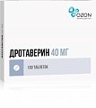 Купить дротаверин, таблетки 40мг, 100 шт в Заволжье