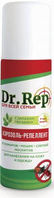 Купить dr.rep (доктор реп) аэрозоль от комаров и мошек, 150мл в Заволжье