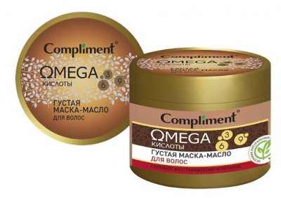 Купить compliment оmega (комплимент)  маска-масло для волос густое, 500мл в Заволжье