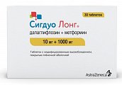 Купить сигдуо лонг, таблетки с модифицированным высвобождением покрытые пленочной оболочкой 10мг+1000мг, 30 шт в Заволжье