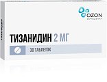 Купить тизанидин, таблетки 2мг, 30шт в Заволжье