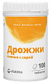 Купить дрожжи пивные с серой витатека, таблетки 450мг 100шт бад в Заволжье