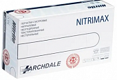 Купить перчатки archdale nitrimax смотровые нитриловые нестерильные неопудренные текстурные размер хl, 50 пар, белые в Заволжье