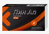 Купить пин ап, таблетки, покрытые пленочной оболочкойо 20мг, 4шт в Заволжье