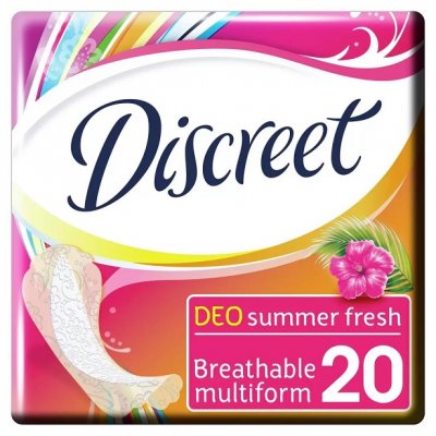 Купить discreet (дискрит) прокладки део летняя свежесть 20шт в Заволжье