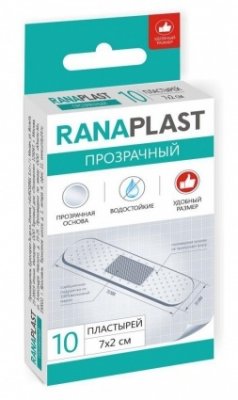 Купить фармадокт pharmadoct (ранпласт) набор водостойких пластырей прозрачных 7х2см, 10 шт в Заволжье