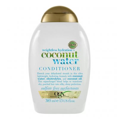 Купить оджекс (ogx) кондиционер для волос с кокосовой водой невесомое увлажнение, 385мл в Заволжье