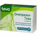 Купить омепразол-тева, капсулы кишечнорастворимые 10мг, 28 шт в Заволжье