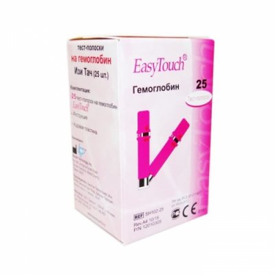 Купить тест-полоски easytouch (изи тач) гемоглобин, 25 шт в Заволжье