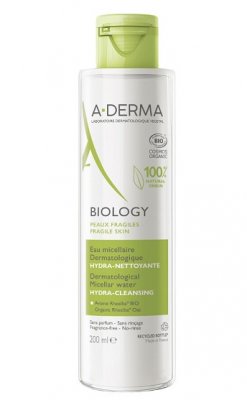 Купить a-derma biology (а-дерма) вода мицеллярная для лица и глаз для хрупкой кожи, 200мл в Заволжье