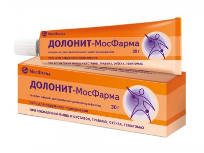 Купить долонит-мосфарма, гель для наружного применения 30г в Заволжье
