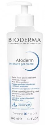 Купить bioderma atoderm (биодерма атодерм) гель-крем для лица и тела интенсив 200мл в Заволжье