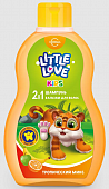 Купить little love (литтл лав) шампунь+бальзам для волос 2в1 детский тропический микс, 400мл  в Заволжье
