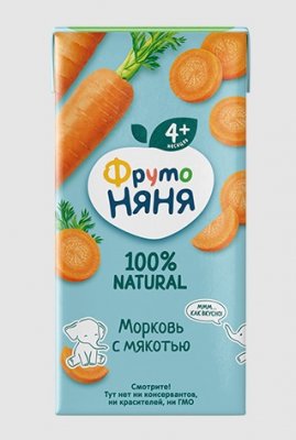 Купить фрутоняня нектар морк.с мяк. 200мл (лебедянский оао экз, россия) в Заволжье