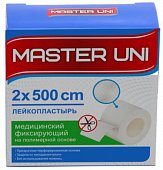 Купить пластырь master uni (мастер-юни) медицинский фиксирующий полимерная основа 2см х5м в Заволжье