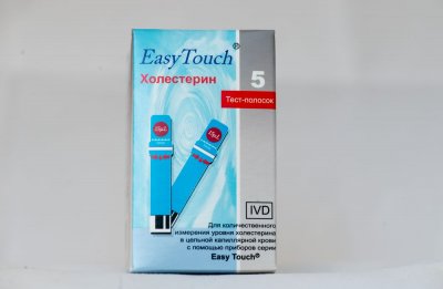 Купить тест-полоски easytouch (изи тач) холестерин, 5 шт в Заволжье