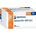 Купить мемантин-вертекс, таблетки, покрытые пленочной оболочкой 20мг, 90 шт в Заволжье